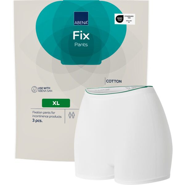 Abena Fix Pants Cotton hygieniahousut lahkeilla, Extra large, 3 kpl pakkaus