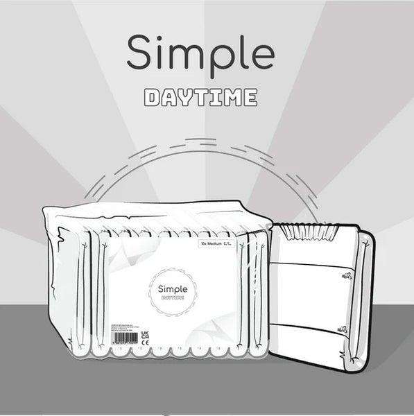 ABU Simple Daytime, Medium, 10 kpl pakkaus