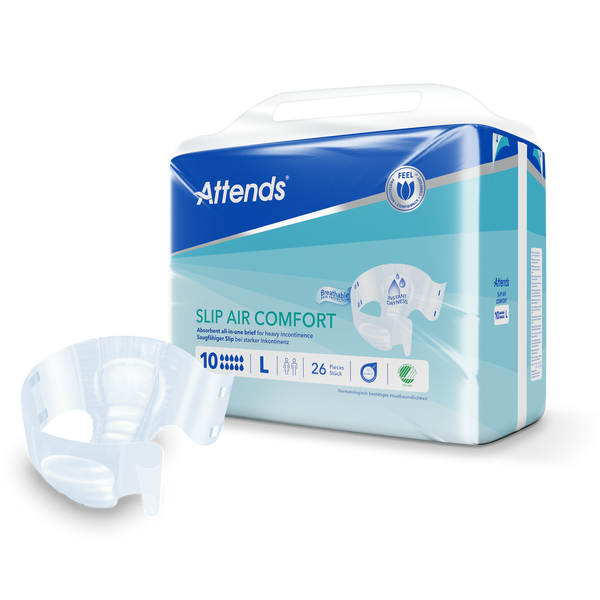 Attends Slip Air Comfort 10L, Large, 26 kpl pakkaus