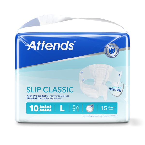 Attends Slip Classic 10L, Large, 15 kpl pakkaus