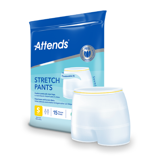 Attends Stretch Pants, Small, 15 kpl pakkaus