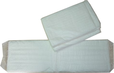Ontex Rectangular Maxi 28 kpl -pakkaus sis&auml;lt&auml;&auml; suorakaiteen muotoisia, valkoisia kertak&auml;ytt&ouml;isi&auml; suojia, joissa on imukykyist&auml; materiaalia ja jotka tarjoavat luotettaa lis&auml;suojaa.