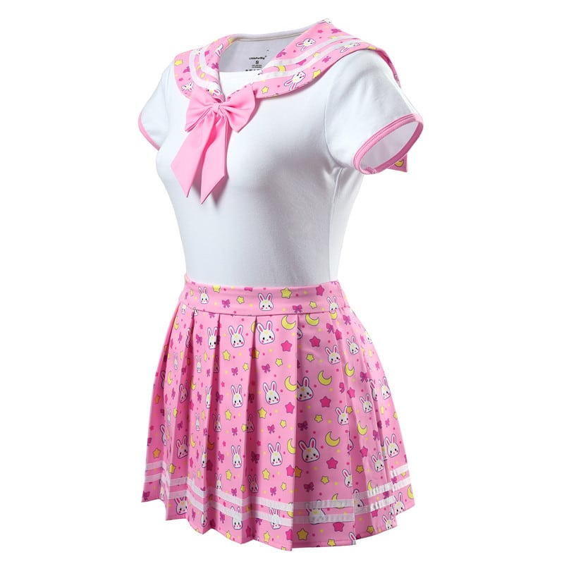 LittleforBig Cosplay Magical Girls Usagi Moon body+hame -setti