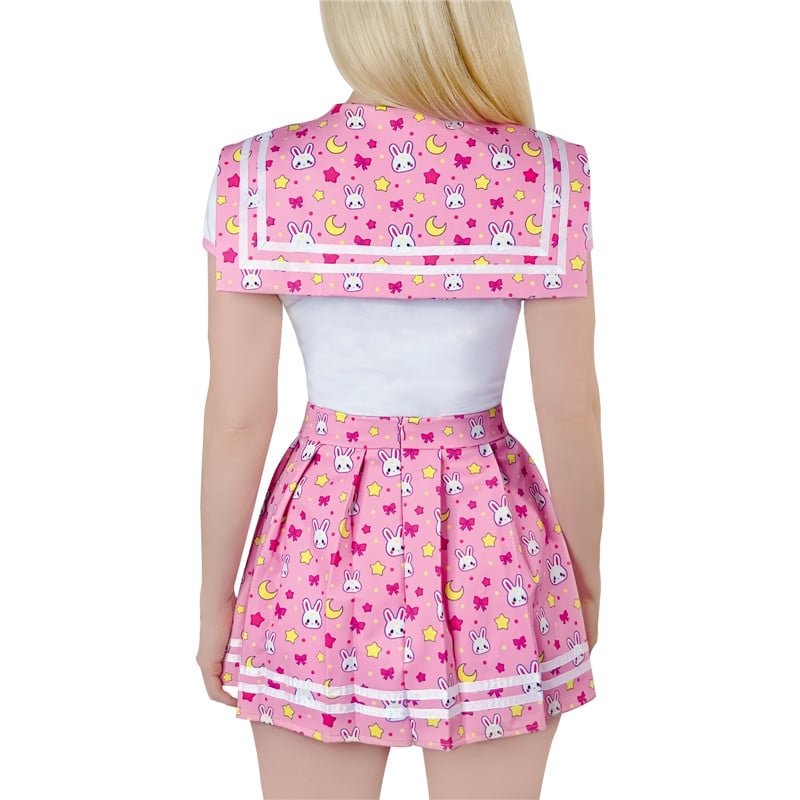 LittleforBig Cosplay Magical Girls Usagi Moon body+hame -setti