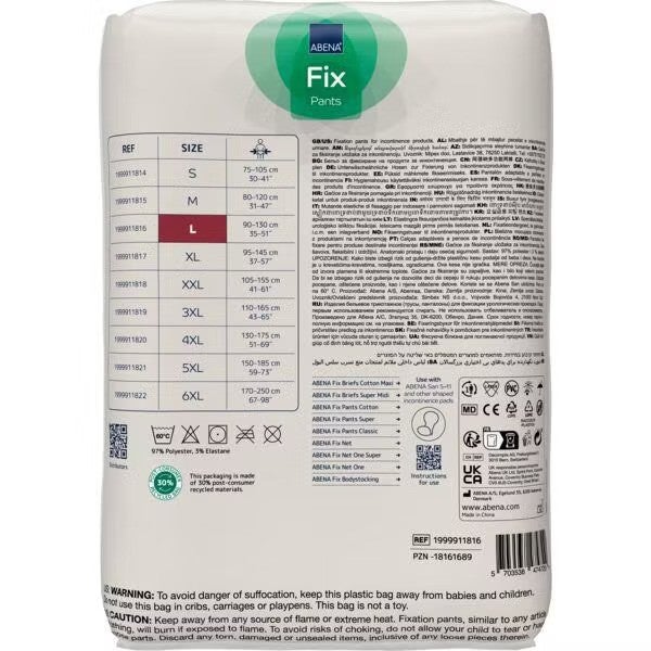 Abena Fix Pants Super, Large, 3 kpl pakkaus