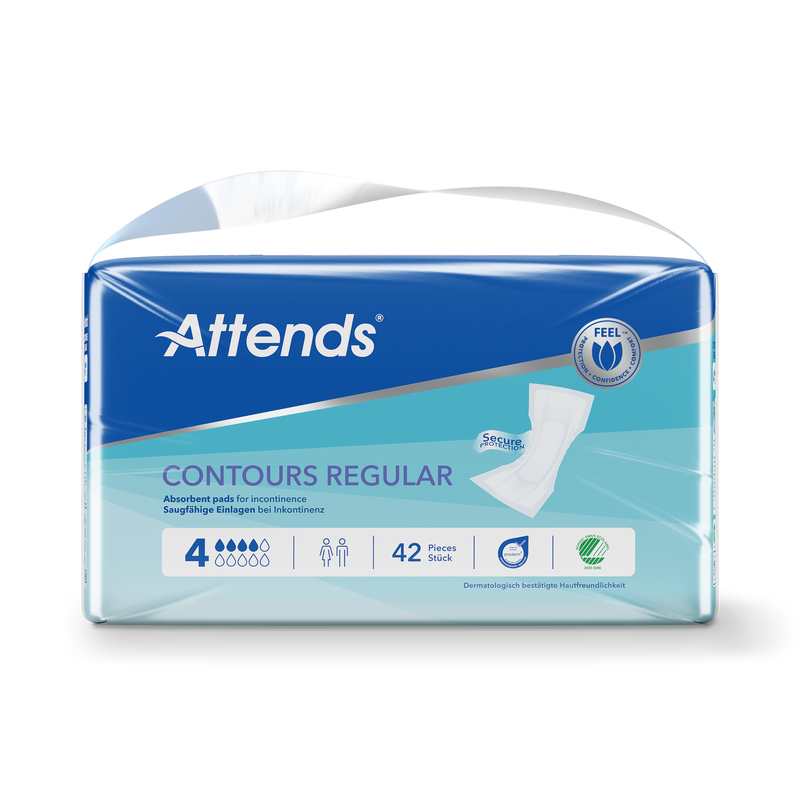 Attends Contours Regular 4, 42 kpl pakkaus