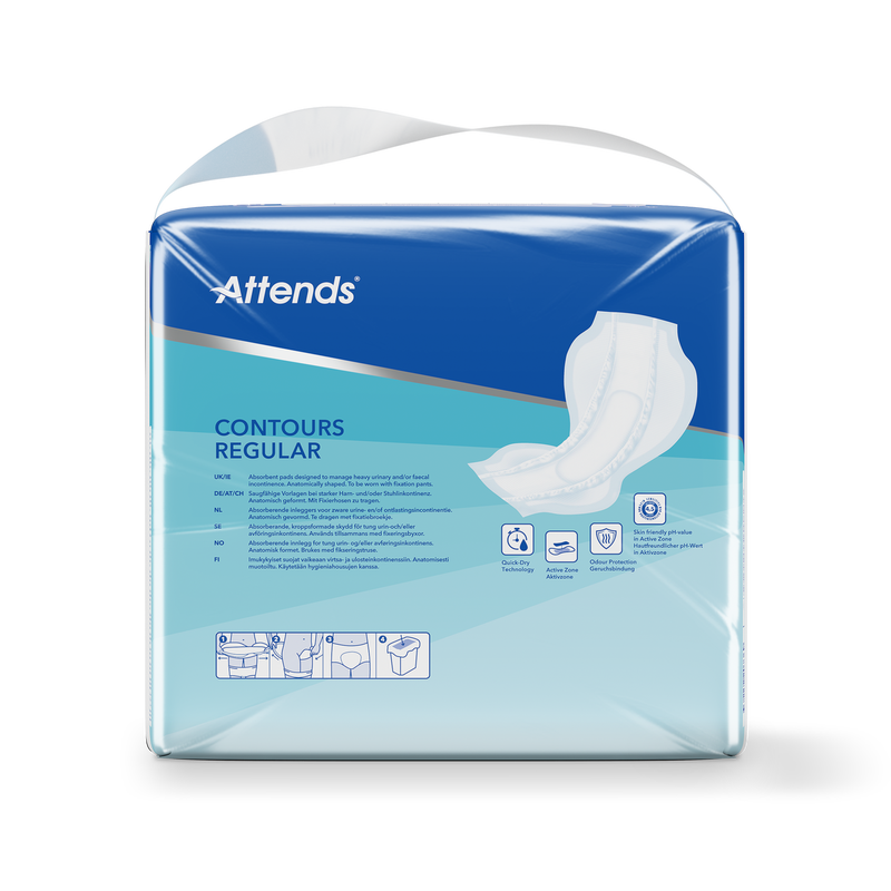 Attends Contours Regular 10, 21 kpl pakkaus