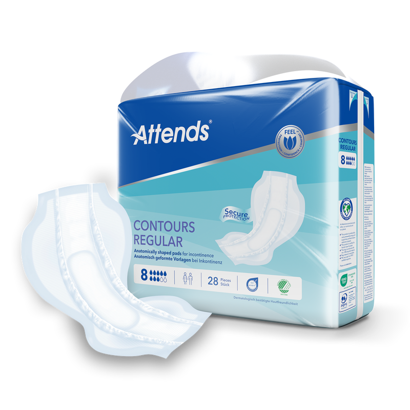 Attends Contours Regular 8, 28 kpl pakkaus
