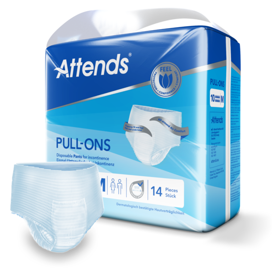 Attends Pull-ons 10M, Medium, 14 kpl pakkaus