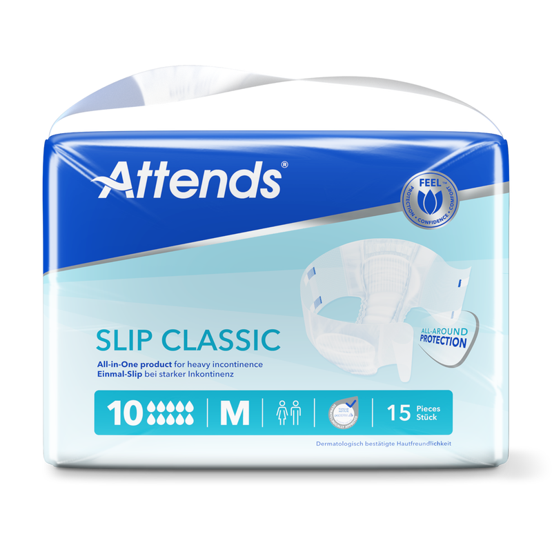 Attends Slip Classic 10M, Medium, 15 kpl pakkaus