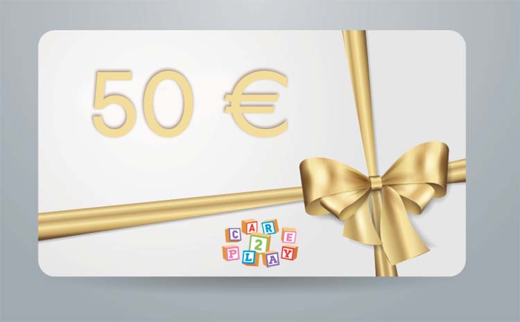 50 &euro; Care2play-lahjakortti