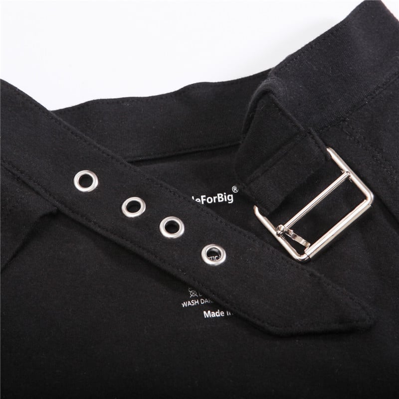 LittleforBig Collared Black musta body, koko XS