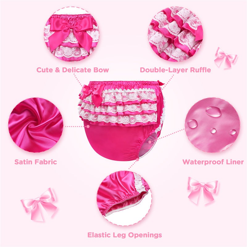 LittleforBig Pretty in Rose Satin vaippakuori