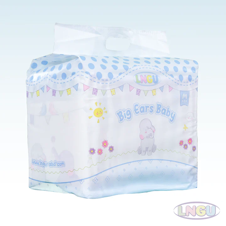 LNGU Big Ears Baby, Large, 10 kpl pakkaus