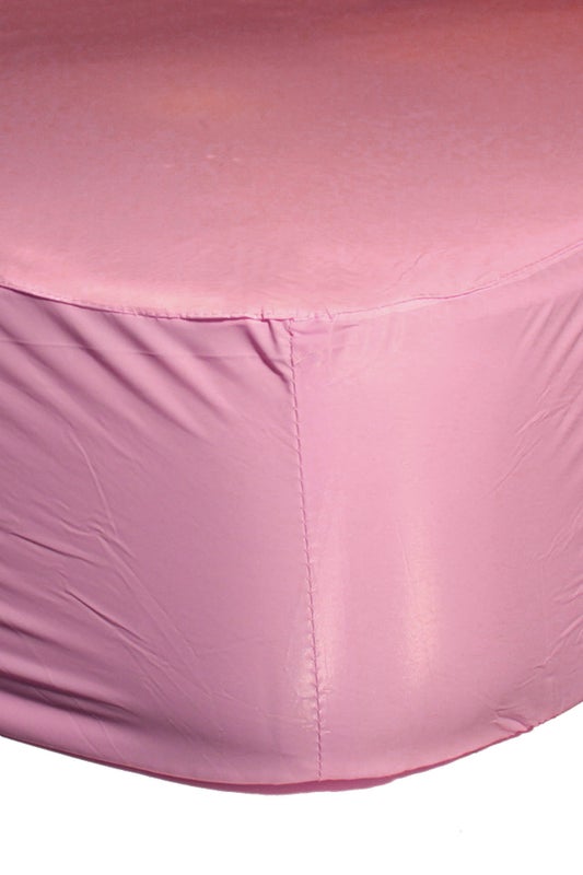 Muotoonommeltu pinkki PVC-lakana 100x200x30 cm