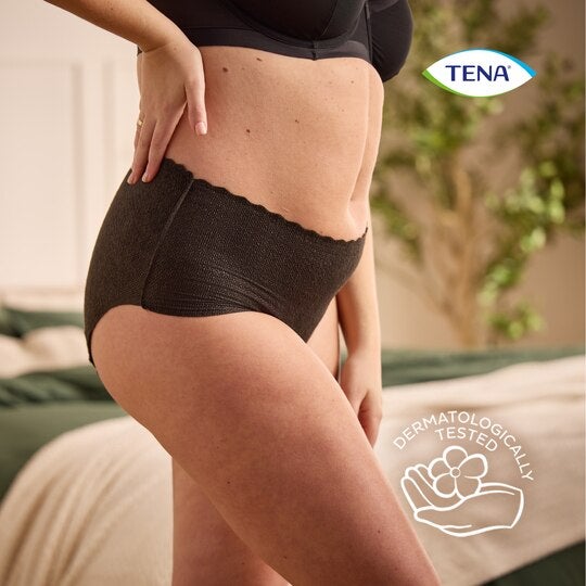 TENA Silhouette Plus High Waist Black, Large, 8 kpl pakkaus