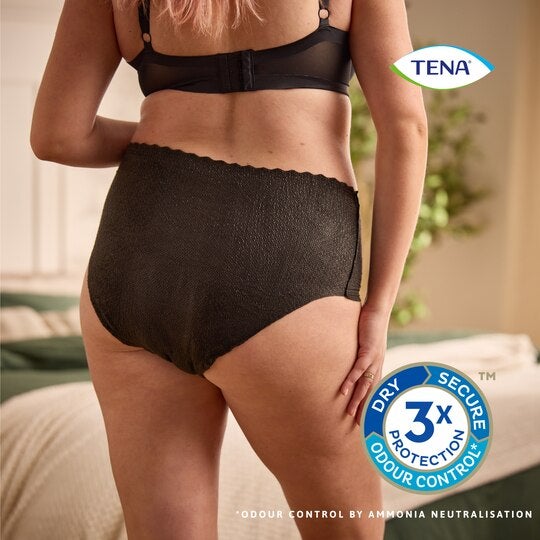 TENA Silhouette Plus High Waist Black, Large, 8 kpl pakkaus